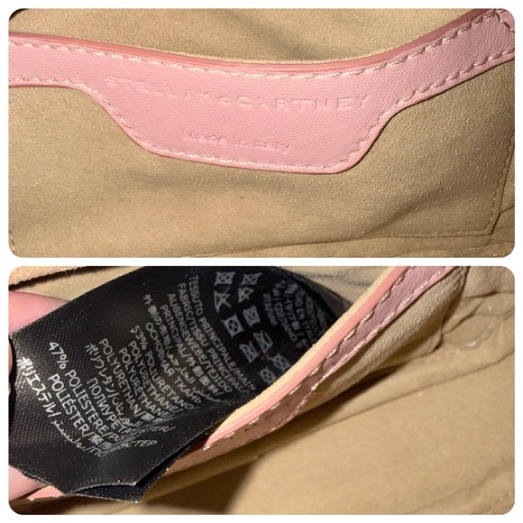 NWT Stella McCartney Quilted Pink Star Camera Crossbody Bag - Picture 8 of 13